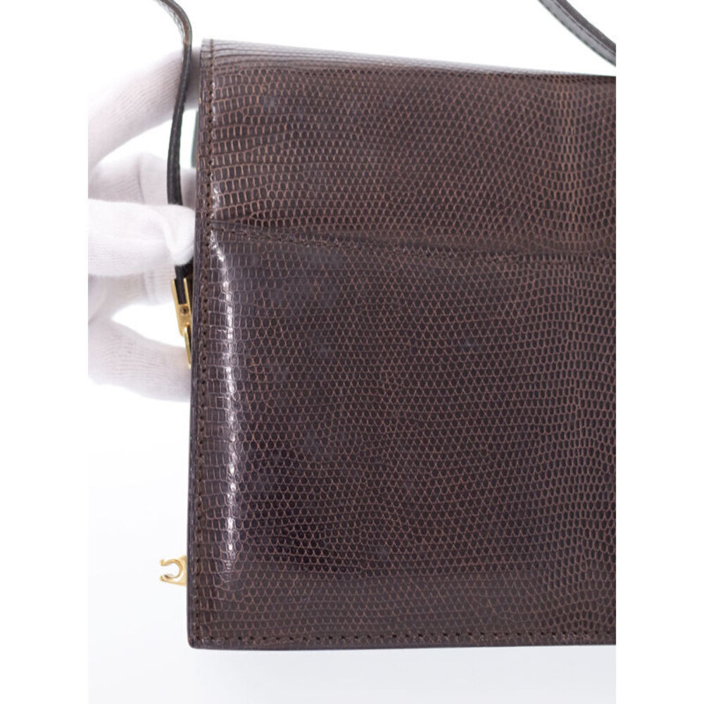 Celine Lizard Crocodile Shoulder Bag - Picture 7 of 9